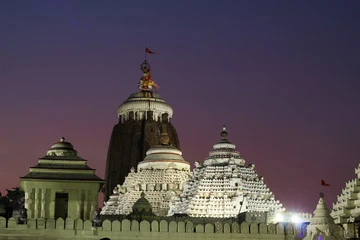 Puri Jagannath temple night view